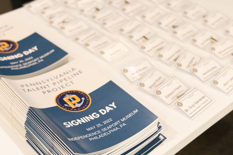 Pennsylvania Talent Pipeline Project Signing Day Billet Industries
